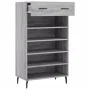 Zapatero madera de ingeniería gris Sonoma 60x35x105 cm de vidaXL, Armarios y almacenamiento - Ref: Foro24-829634, Precio: 64,...