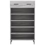 Sonoma Zapatero aus grauem Holzwerkstoff 60x35x105 cm von vidaXL, Schränke und Lagerung - Ref: Foro24-829634, Preis: 65,62 €,...