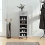 Concrete gray engineered wood shoe rack 30x35x105 cm by vidaXL, Closets and storage - Ref: Foro24-829696, Price: 43,66 €, Dis...