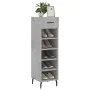 Concrete gray engineered wood shoe rack 30x35x105 cm by vidaXL, Closets and storage - Ref: Foro24-829696, Price: 43,66 €, Dis...