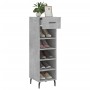 Betongraues Schuhregal aus Holzwerkstoff, 30 x 35 x 105 cm von vidaXL, Schränke und Lagerung - Ref: Foro24-829696, Preis: 44,...