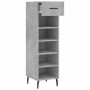 Concrete gray engineered wood shoe rack 30x35x105 cm by vidaXL, Closets and storage - Ref: Foro24-829696, Price: 44,03 €, Dis...