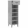 Concrete gray engineered wood shoe rack 30x35x105 cm by vidaXL, Closets and storage - Ref: Foro24-829696, Price: 43,66 €, Dis...