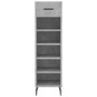 Concrete gray engineered wood shoe rack 30x35x105 cm by vidaXL, Closets and storage - Ref: Foro24-829696, Price: 44,03 €, Dis...