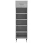 Concrete gray engineered wood shoe rack 30x35x105 cm by vidaXL, Closets and storage - Ref: Foro24-829696, Price: 43,66 €, Dis...