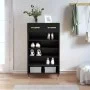 Zapatero madera de ingeniería negro 60x35x105 cm de vidaXL, Armarios y almacenamiento - Ref: Foro24-829589, Precio: 90,17 €, ...