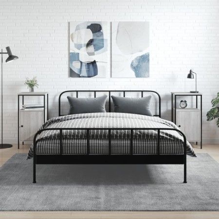 Nachttische 2 Stück Sonoma graues Ingenieurholz 41x31x80cm von vidaXL, Nachttische - Ref: Foro24-825930, Preis: 71,98 €, Raba...