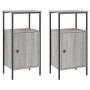 Nachttische 2 Stück Sonoma graues Ingenieurholz 41x31x80cm von vidaXL, Nachttische - Ref: Foro24-825930, Preis: 71,98 €, Raba...