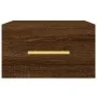 Wand-Nachttische 2 Stück braune Eichenfarbe 35x35x20 cm von vidaXL, Schließfächer und Lagerschränke - Ref: Foro24-829803, Pre...