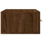 Wall bedside tables 2 pcs brown oak color 35x35x20 cm by vidaXL, Lockers and storage cabinets - Ref: Foro24-829803, Price: 49...