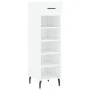 White engineered wood shoe rack 30x35x105 cm by vidaXL, Closets and storage - Ref: Foro24-829692, Price: 60,62 €, Discount: %