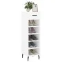 White engineered wood shoe rack 30x35x105 cm by vidaXL, Closets and storage - Ref: Foro24-829692, Price: 60,62 €, Discount: %