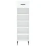 White engineered wood shoe rack 30x35x105 cm by vidaXL, Closets and storage - Ref: Foro24-829692, Price: 60,62 €, Discount: %