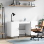 Sperrholz Schreibtisch glänzend weiß 140x50x75 cm von vidaXL, Schreibtische - Ref: Foro24-829558, Preis: 137,03 €, Rabatt: %