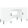 Plywood bright white desk 140x50x75 cm by vidaXL, Desks - Ref: Foro24-829558, Price: 135,33 €, Discount: %
