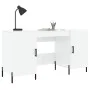 Plywood bright white desk 140x50x75 cm by vidaXL, Desks - Ref: Foro24-829558, Price: 135,33 €, Discount: %