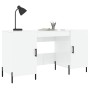 Sperrholz Schreibtisch glänzend weiß 140x50x75 cm von vidaXL, Schreibtische - Ref: Foro24-829558, Preis: 137,03 €, Rabatt: %