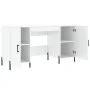 Sperrholz Schreibtisch glänzend weiß 140x50x75 cm von vidaXL, Schreibtische - Ref: Foro24-829558, Preis: 135,35 €, Rabatt: %