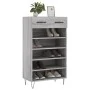 Zapatero madera de ingeniería gris Sonoma 60x35x105 cm de vidaXL, Armarios y almacenamiento - Ref: Foro24-829610, Precio: 57,...