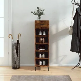 Engineered wood smoked oak shoemaker 30x35x105 cm by vidaXL, Closets and storage - Ref: Foro24-829697, Price: 43,31 €, Discou...