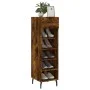 Engineered wood smoked oak shoemaker 30x35x105 cm by vidaXL, Closets and storage - Ref: Foro24-829697, Price: 43,31 €, Discou...