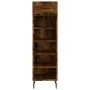 Engineered wood smoked oak shoemaker 30x35x105 cm by vidaXL, Closets and storage - Ref: Foro24-829697, Price: 43,31 €, Discou...
