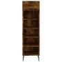 Holzwerkstoff geräucherte Eiche Zapatero 30x35x105 cm von vidaXL, Schränke und Lagerung - Ref: Foro24-829697, Preis: 44,03 €,...