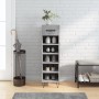 Betongraues Schuhregal aus Holzwerkstoff, 30 x 35 x 105 cm von vidaXL, Schränke und Lagerung - Ref: Foro24-829672, Preis: 42,...
