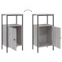 Nachttische 2 Stück Sonoma graues Ingenieurholz 41x31x80cm von vidaXL, Nachttische - Ref: Foro24-825930, Preis: 71,98 €, Raba...