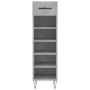 Concrete gray engineered wood shoe rack 30x35x105 cm by vidaXL, Closets and storage - Ref: Foro24-829672, Price: 42,17 €, Dis...