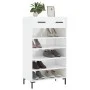 Schuhschrank aus glänzend weißem Sperrholz, 60 x 35 x 105 cm von vidaXL, Schränke und Lagerung - Ref: Foro24-829614, Preis: 6...