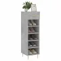 Concrete gray engineered wood shoe rack 30x35x105 cm by vidaXL, Closets and storage - Ref: Foro24-829664, Price: 40,45 €, Dis...