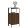 Nachttische 2 Stück Ingenieurholz braune Eiche 41x31x80 cm von vidaXL, Nachttische - Ref: Foro24-825932, Preis: 68,72 €, Raba...