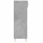 Concrete gray engineered wood shoe rack 30x35x105 cm by vidaXL, Closets and storage - Ref: Foro24-829664, Price: 40,45 €, Dis...