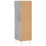 Concrete gray engineered wood shoe rack 30x35x105 cm by vidaXL, Closets and storage - Ref: Foro24-829664, Price: 40,45 €, Dis...