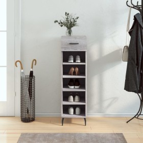 Sonoma gray engineered wood shoe rack 30x35x105 cm by vidaXL, Closets and storage - Ref: Foro24-829698, Price: 45,35 €, Disco...
