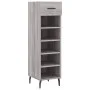 Sonoma gray engineered wood shoe rack 30x35x105 cm by vidaXL, Closets and storage - Ref: Foro24-829698, Price: 44,95 €, Disco...