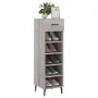 Schuhregal aus Sonoma-Grau aus Holzwerkstoff, 30 x 35 x 105 cm von vidaXL, Schränke und Lagerung - Ref: Foro24-829698, Preis:...