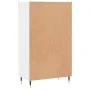 Mueble zapatero madera contrachapada blanco brillo 60x35x105 cm de vidaXL, Armarios y almacenamiento - Ref: Foro24-829590, Pr...