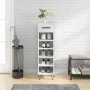 Zapatero madera de ingeniería blanco 30x35x105 cm de vidaXL, Armarios y almacenamiento - Ref: Foro24-829668, Precio: 65,88 €,...