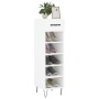 White engineered wood shoe rack 30x35x105 cm by vidaXL, Closets and storage - Ref: Foro24-829668, Price: 66,91 €, Discount: %