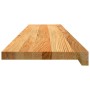 Peldaños de escalera 20 uds madera maciza roble marrón claro