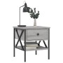 Bedside table 2 pcs Sonoma gray engineered wood 40x42x45 cm by vidaXL, Nightstands - Ref: Foro24-825960, Price: 79,17 €, Disc...