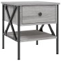 Bedside table 2 pcs Sonoma gray engineered wood 40x42x45 cm by vidaXL, Nightstands - Ref: Foro24-825960, Price: 79,17 €, Disc...