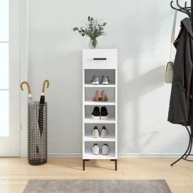 Engineered wood shoe rack, white, 30x35x105 cm by vidaXL, Closets and storage - Ref: Foro24-829676, Price: 45,62 €, Discount: %