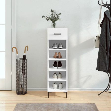 Zapatero Holzwerkstoff weiß 30x35x105 cm von vidaXL, Schränke und Lagerung - Ref: Foro24-829676, Preis: 46,05 €, Rabatt: %