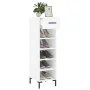 Zapatero madera de ingeniería blanco 30x35x105 cm de vidaXL, Armarios y almacenamiento - Ref: Foro24-829676, Precio: 45,62 €,...