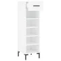Engineered wood shoe rack, white, 30x35x105 cm by vidaXL, Closets and storage - Ref: Foro24-829676, Price: 46,05 €, Discount: %