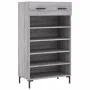 Sonoma gray engineered wood shoe rack 60x35x105 cm by vidaXL, Closets and storage - Ref: Foro24-829618, Price: 80,11 €, Disco...
