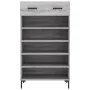 Sonoma gray engineered wood shoe rack 60x35x105 cm by vidaXL, Closets and storage - Ref: Foro24-829618, Price: 80,11 €, Disco...